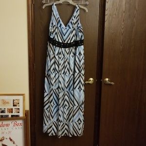 Blue maxi dress